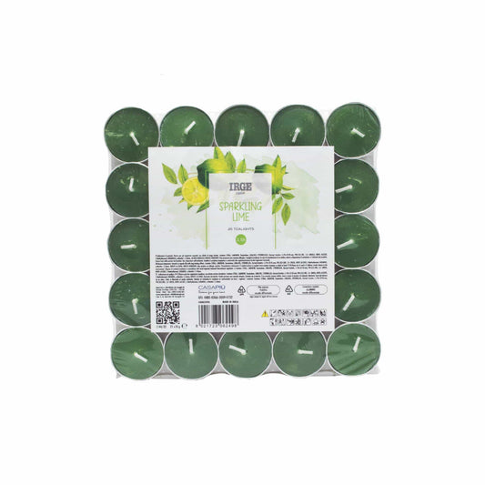 Tealights Profumata 25 Candeline Lime Frizzante
