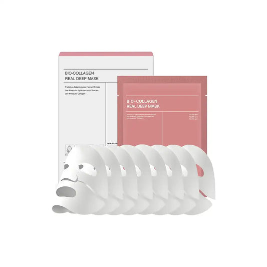8 Pezzi Biodance Maschera Viso Collagene Coreana Bio-Collagen Real Deep Mask