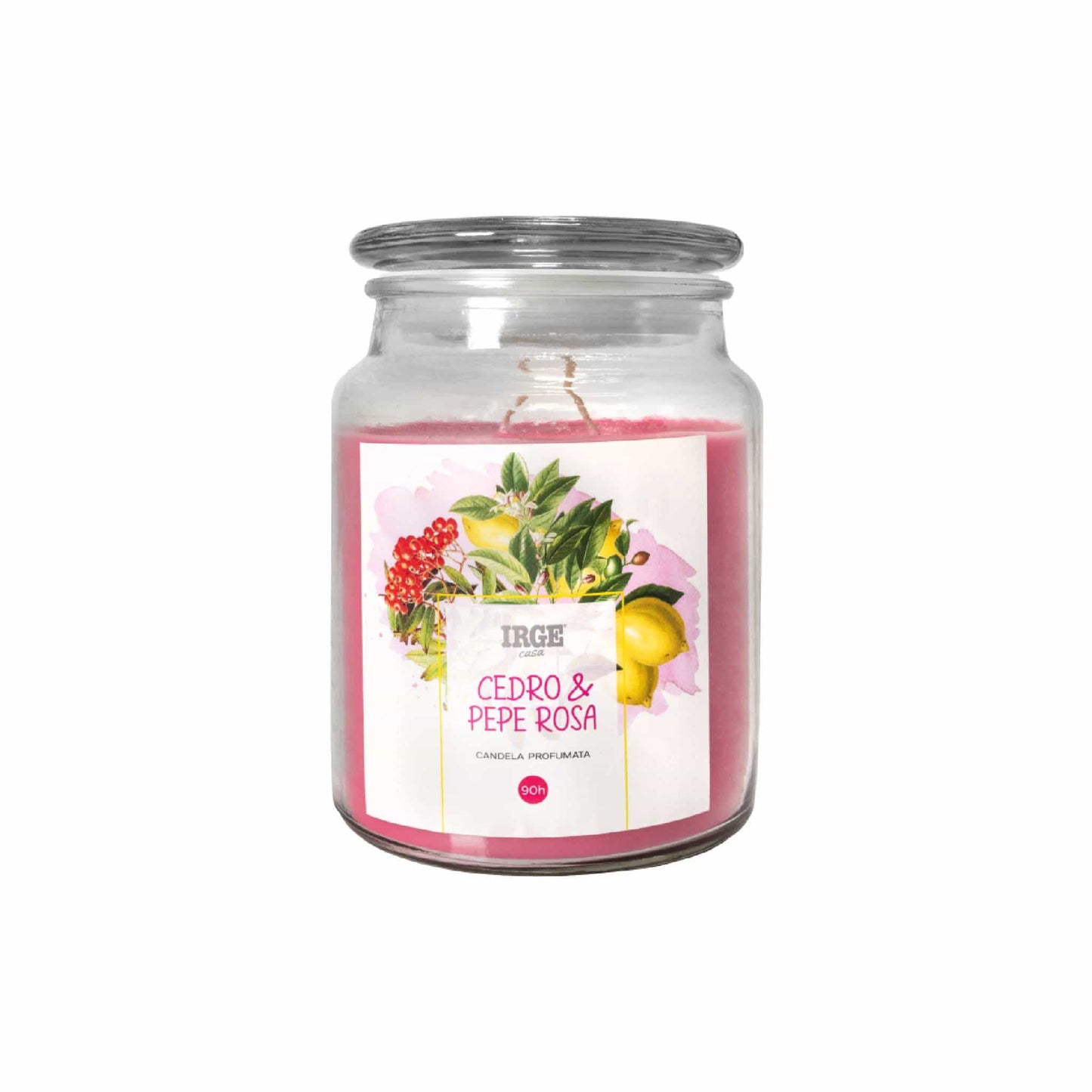 Candela Profumata Cedro E Pepe Rosa 510G