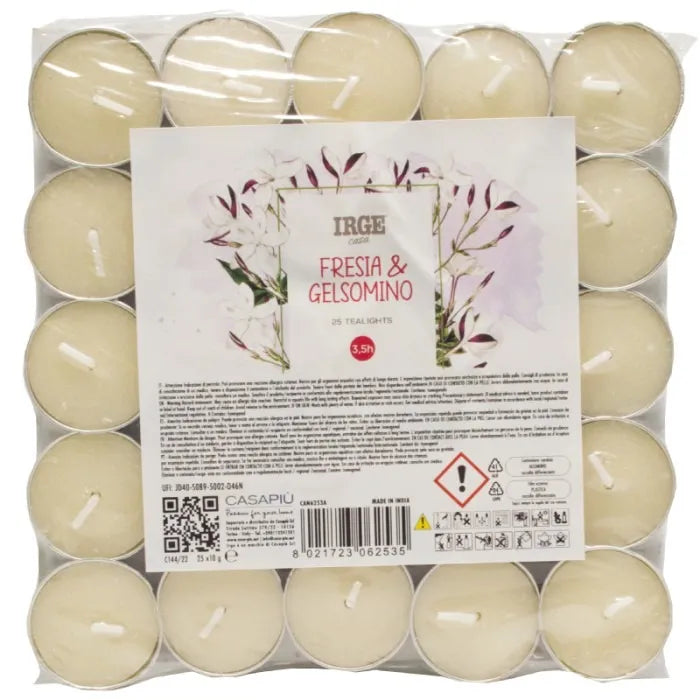 Candeline Tealight Profumate 25 Pezzi