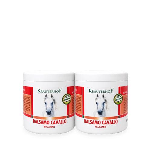 Confezione Doppia - Krauterhof Balsamo di Cavallo Rosso Riscaldante