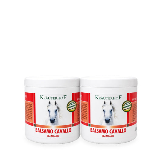 Confezione Doppia - Krauterhof Balsamo di Cavallo Rosso Riscaldante