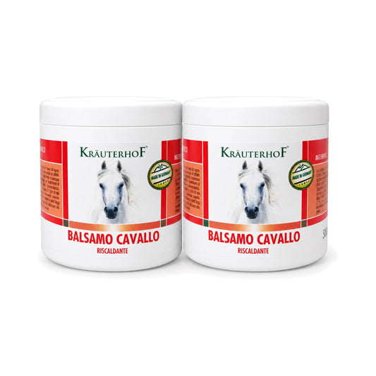 Confezione Doppia - Krauterhof Balsamo di Cavallo Rosso Riscaldante
