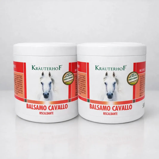 Confezione Doppia - Krauterhof Balsamo di Cavallo Rosso Riscaldante