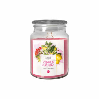 Candela Profumata Cedro E Pepe Rosa 510G