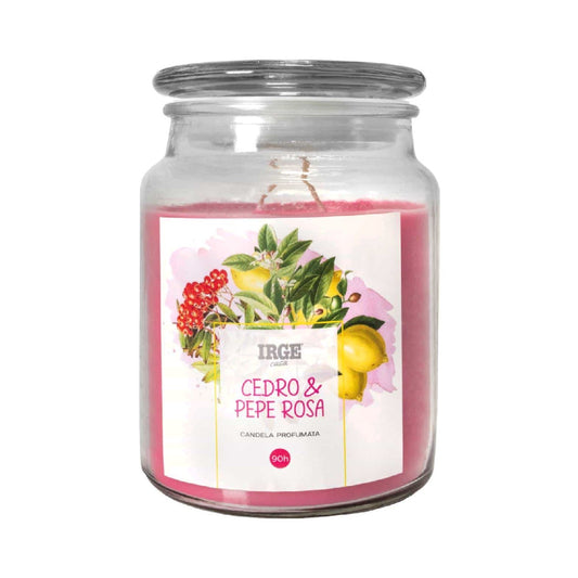 Candela Profumata Cedro E Pepe Rosa 510G