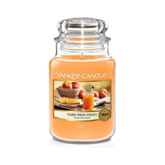 Candela Yankee Candle Farm Fresh Peach 623g