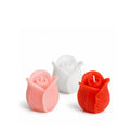Set 3 Candele Profumate a Forma di Rosa in Cera Colorata