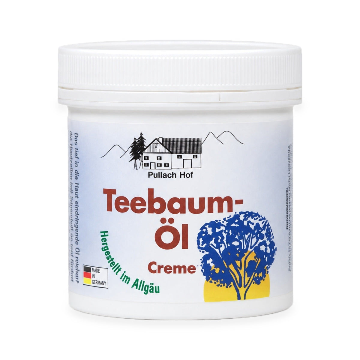 Crema Tea Tree per brufoli e pelle impura Vom Pullach Hof 250 ml