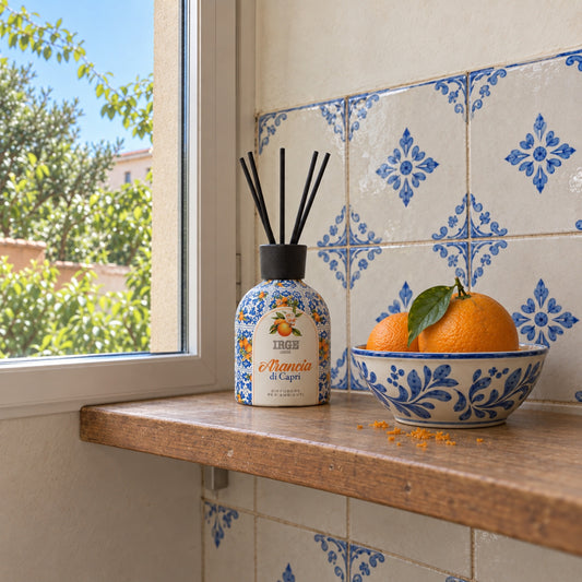 In cucina, con le arance