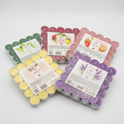 Candeline Tealight Profumate 25 Pezzi