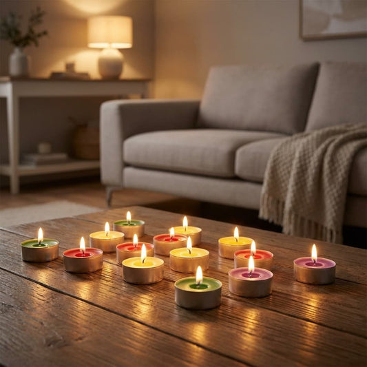 Candeline Tealight Profumate 25 Pezzi